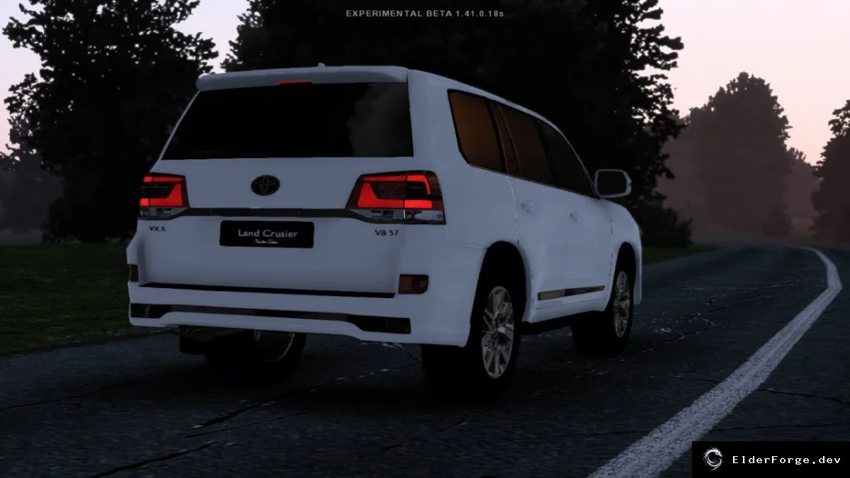 Обложка мода: Toyota Land Cruiser VX.R v2.0.4 – новый автомобиль для Euro Truck Simulator 2