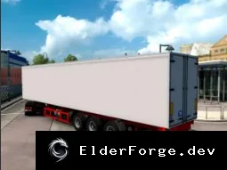 Обложка мода: Trailer MAZ Refrigerator для Euro Truck Simulator 2 – рефрижераторный прицеп