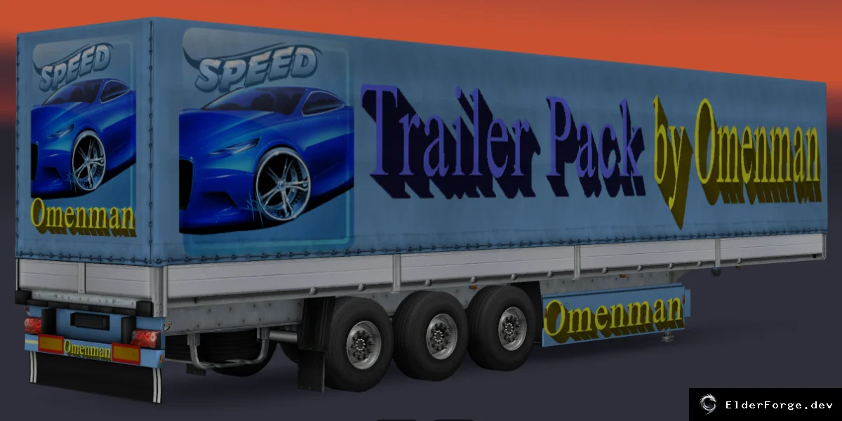 Обложка мода: Trailer Pack 202 прицепа для Euro Truck Simulator 2 от Omenman