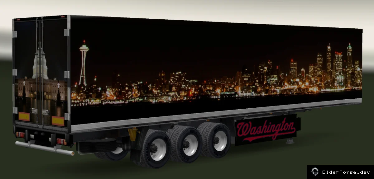 Обложка мода: Trailer Pack Capital of the World 3.0 – 11 уникальных прицепов для Euro Truck Simulator 2