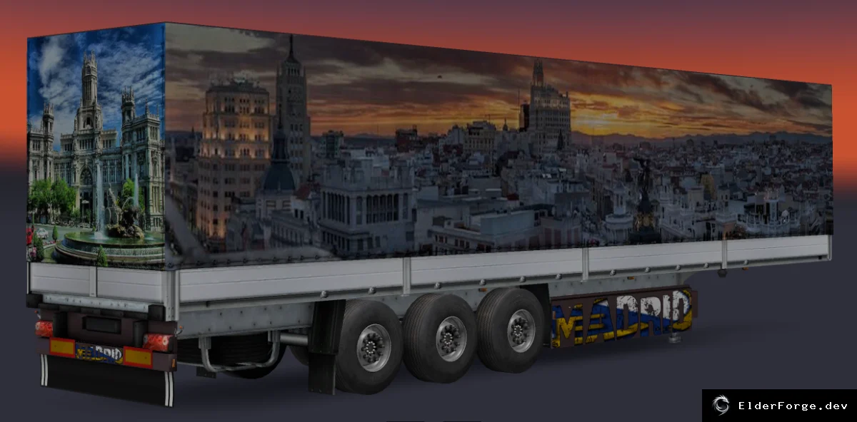 Обложка мода: Trailer Pack Capital of the World 4.5 – Прицепы со столицами для Euro Truck Simulator 2
