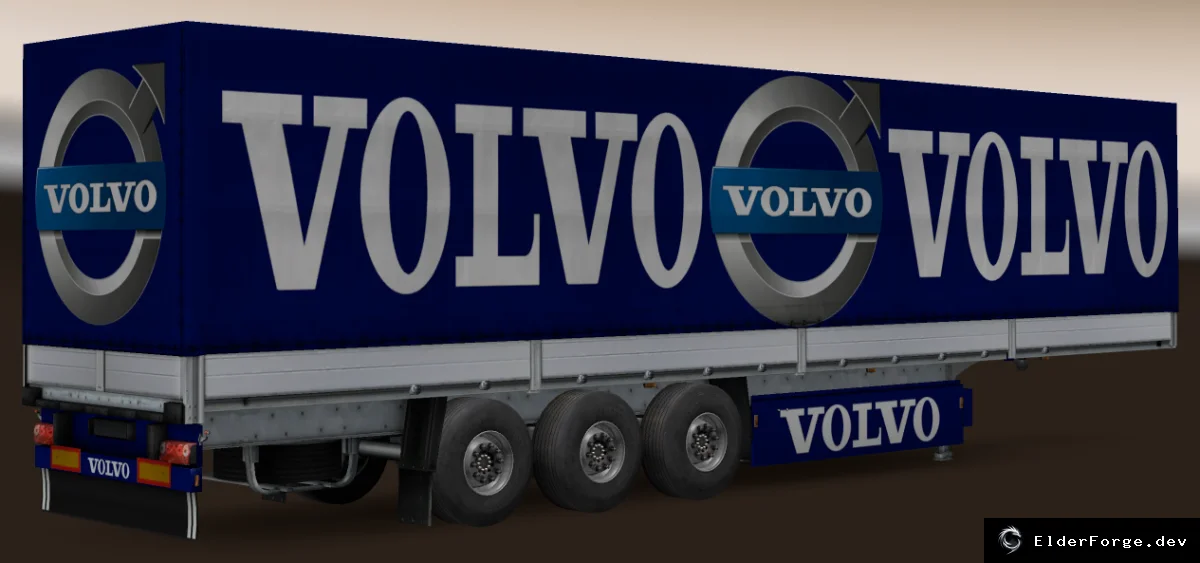 Обложка мода: Trailer Pack Car Brands 5.1 – 45 брендовых прицепов для Euro Truck Simulator 2