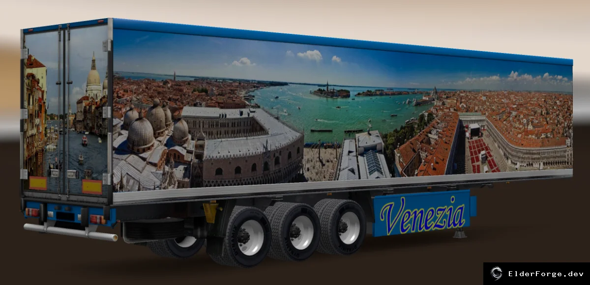 Обложка мода: Trailer Pack Cities of the World 2.0 – новые прицепы с панорамами для Euro Truck Simulator 2