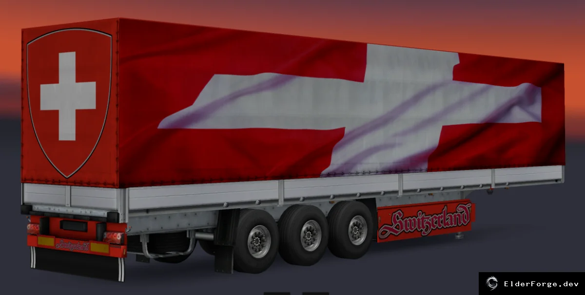 Обложка мода: Trailer Pack Countries of the World 2.0 для Euro Truck Simulator 2