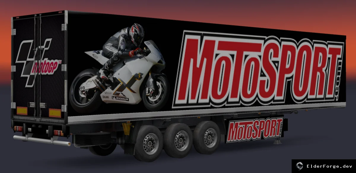 Обложка мода: Trailer Pack Sport Theme 4.0 – 15 спортивных прицепов для Euro Truck Simulator 2