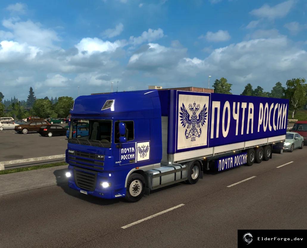 Обложка мода: Trailer &amp; Truck Post of Russia для Euro Truck Simulator 2 (ETS2)