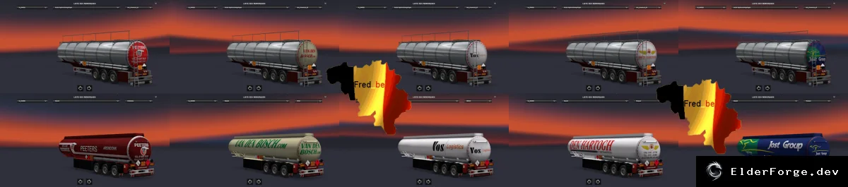 Обложка мода: Traler Pack Cistern – новые цистерные прицепы для ETS2 v1.22