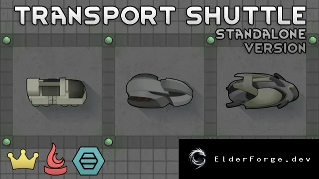 Transport Shuttle – автономный шаттл без SRTS Expanded для RimWorld