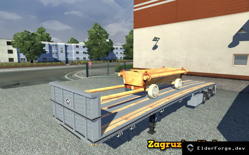 Обложка мода: Трейлер Caruta для Euro Truck Simulator 2 – замена aero_dynamic