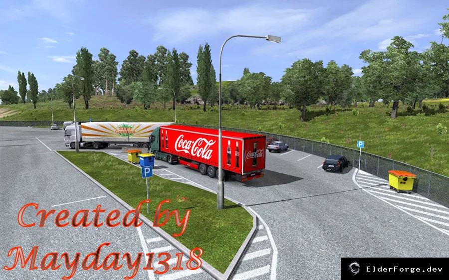 Обложка мода: Трейлер ProfiLiner Coca‑Cola для Euro Truck Simulator 2