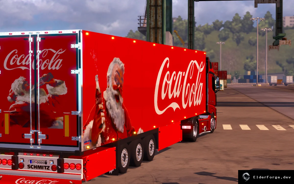 Обложка мода: Трейлер Schmitz Coca Cola для Euro Truck Simulator 2