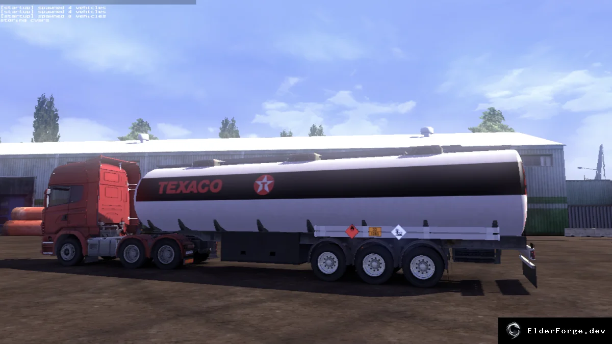 Обложка мода: Трейлер‑цистерна TEXACO для Euro Truck Simulator 2