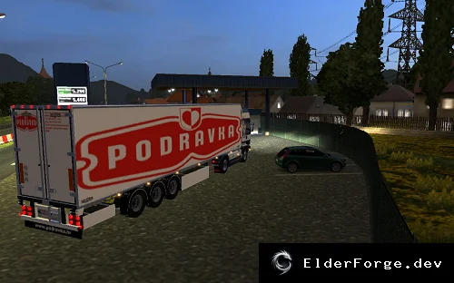 Обложка мода: Трейлер‑рефрижератор Podravka Hrvatska для Euro Truck Simulator 2
