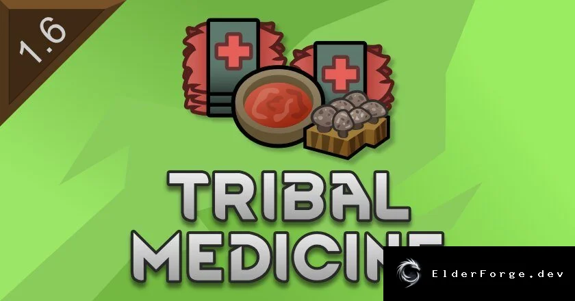Tribal Medicine 2.0 – новые травяные чаи и расширенная медицина для племён в RimWorld
