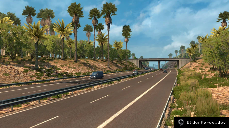 Обложка мода: Тропический климат для Euro Truck Simulator 2 – погодный мод v3.6