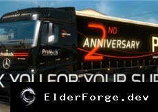Обложка мода: Truck &amp; Trailer ProMods 2‑Year Anniversary – новые скины и прицепы для ETS2