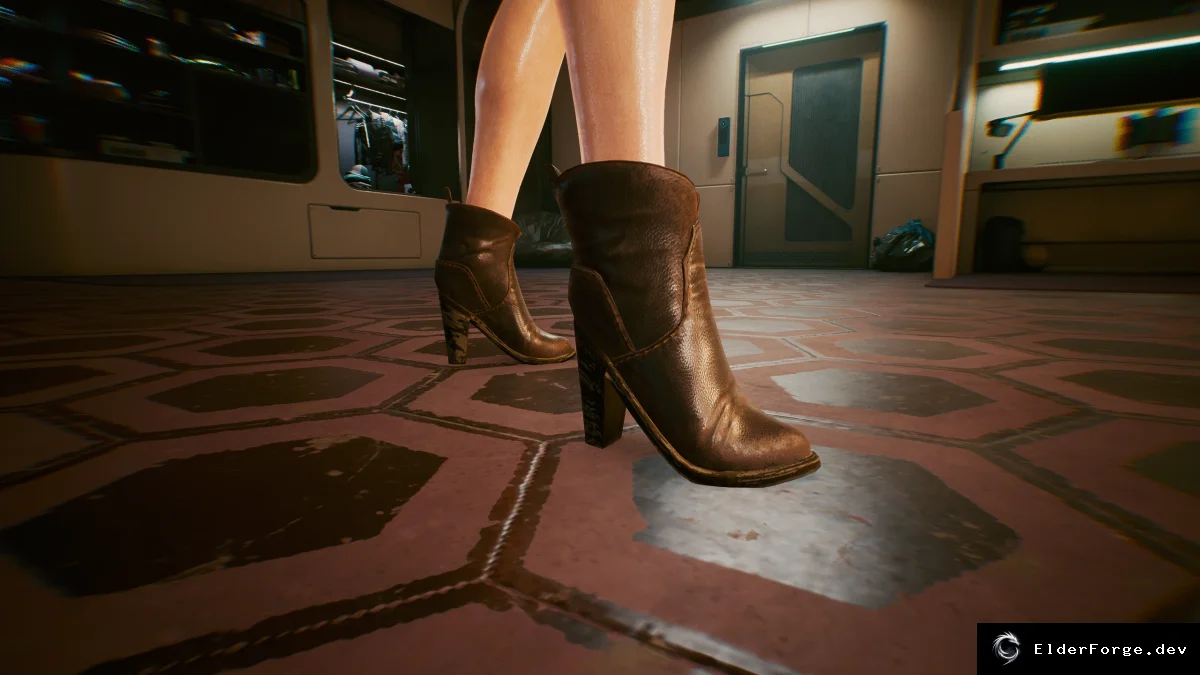 Обложка мода: Туфли для высоких ног – Vanilla Shoes for High Feet в Cyberpunk 2077