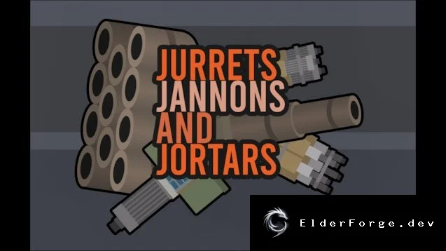 Турели Jurrets, Jannons и Jortars – мощный артиллерийский набор для RimWorld
