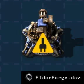 Обложка мода: Турели с энергопотреблением – мод для Factorio