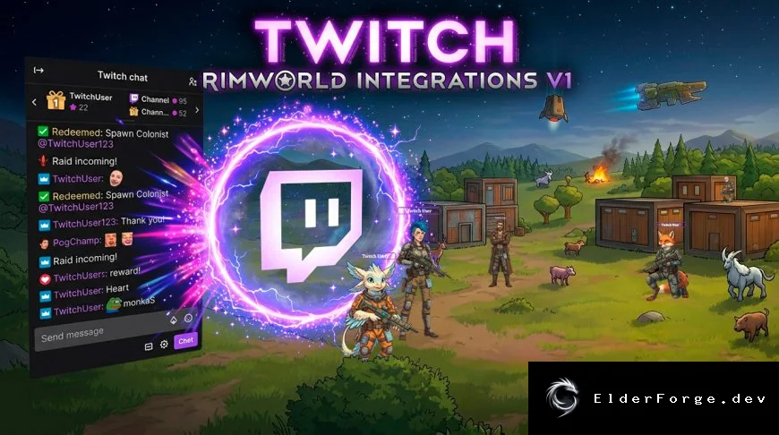 Twitch RimWorld Bridge – интерактивная интеграция Twitch в вашу колонию