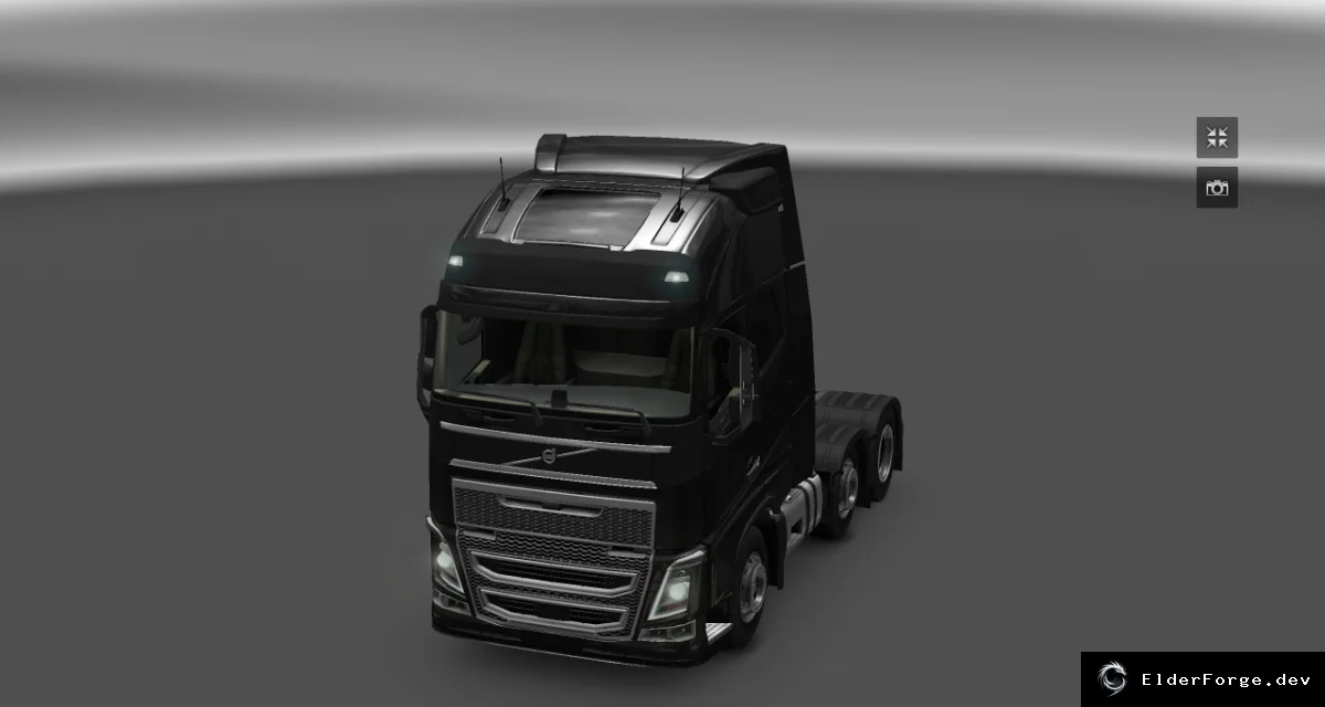 Обложка мода: Удалить надпись Globetrotter с Volvo 2012 в Euro Truck Simulator 2