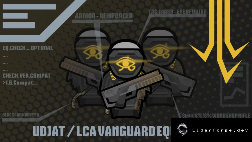 UdjatLCA Vanguard Equipment – уникальная экипировка для RimWorld