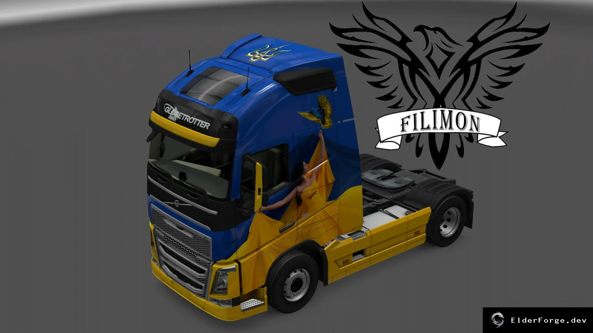 Обложка мода: Украинский скин для грузовиков в Euro Truck Simulator 2 – 3000 €