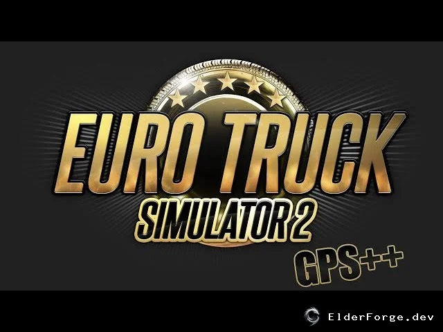 Обложка мода: Улучшенная GPS‑навигация для Euro Truck Simulator 2 – чистый вид и яркие маркеры