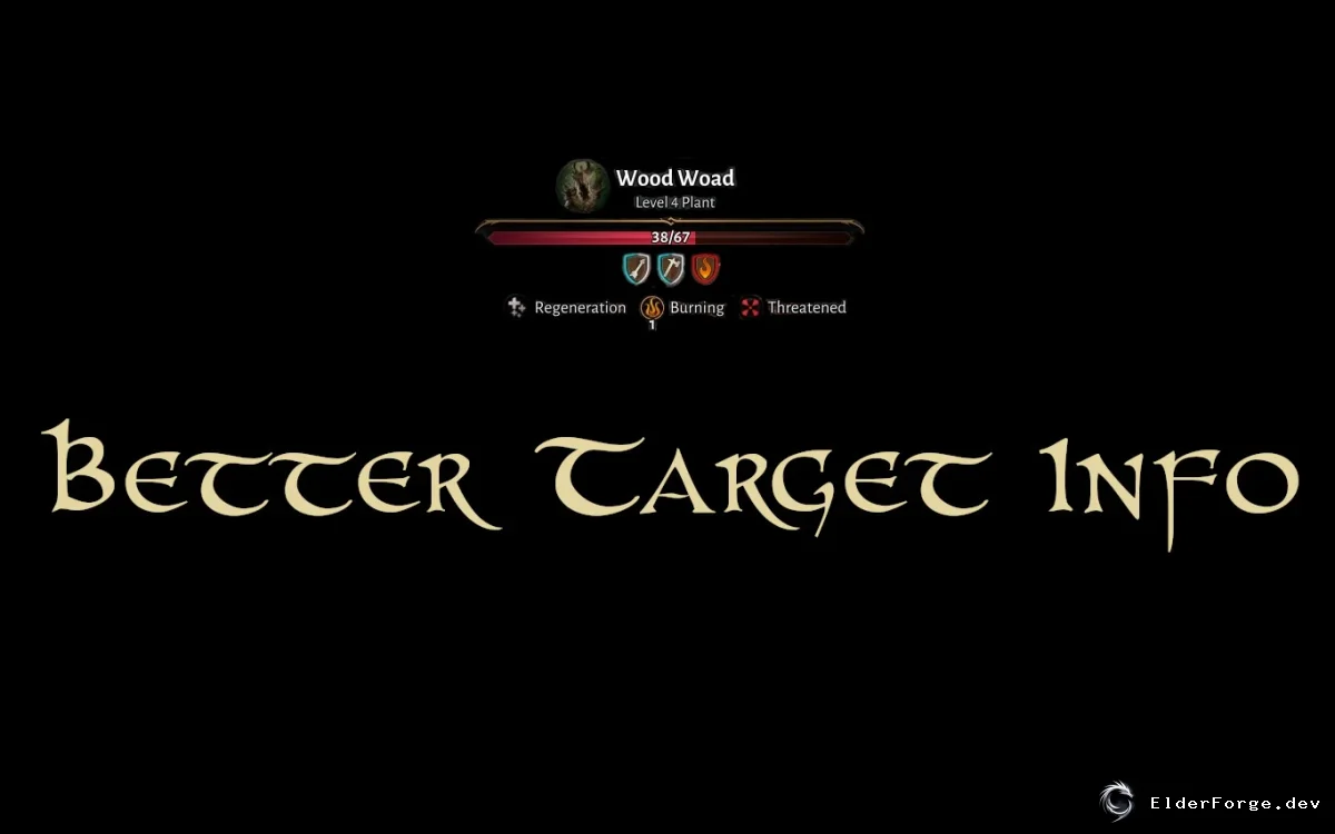 Обложка мода: Улучшенная панель «Информация о цели» для Baldur's Gate 3 – расширенные данные и стоимость
