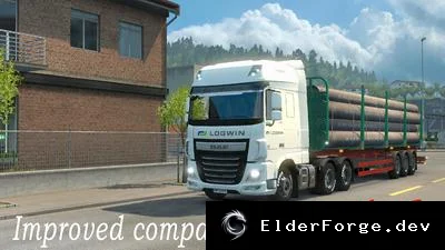 Обложка мода: Улучшенные грузовики компаний для Euro Truck Simulator 2 v1.6