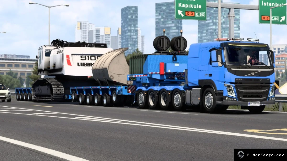 Обложка мода: Улучшенный фото‑мод для Euro Truck Simulator 2 – полный контроль камеры