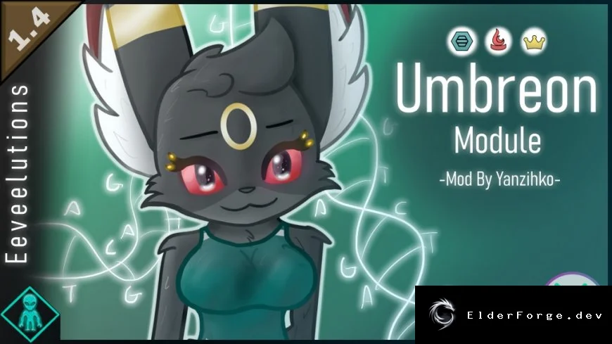 Umbreon – ночной ксенотип из Eeveelutions для RimWorld