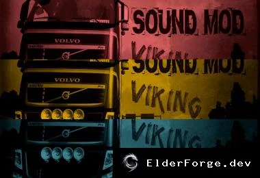 Обложка мода: Уникальный звук Volvo FH VIKING для Euro Truck Simulator 2 (ETS2)