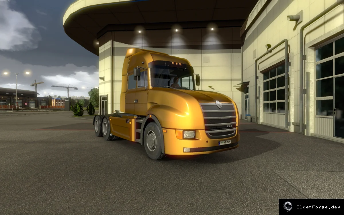 Обложка мода: Ural RTA edition для Euro Truck Simulator 2 – полная модель с тюнингом и звуками