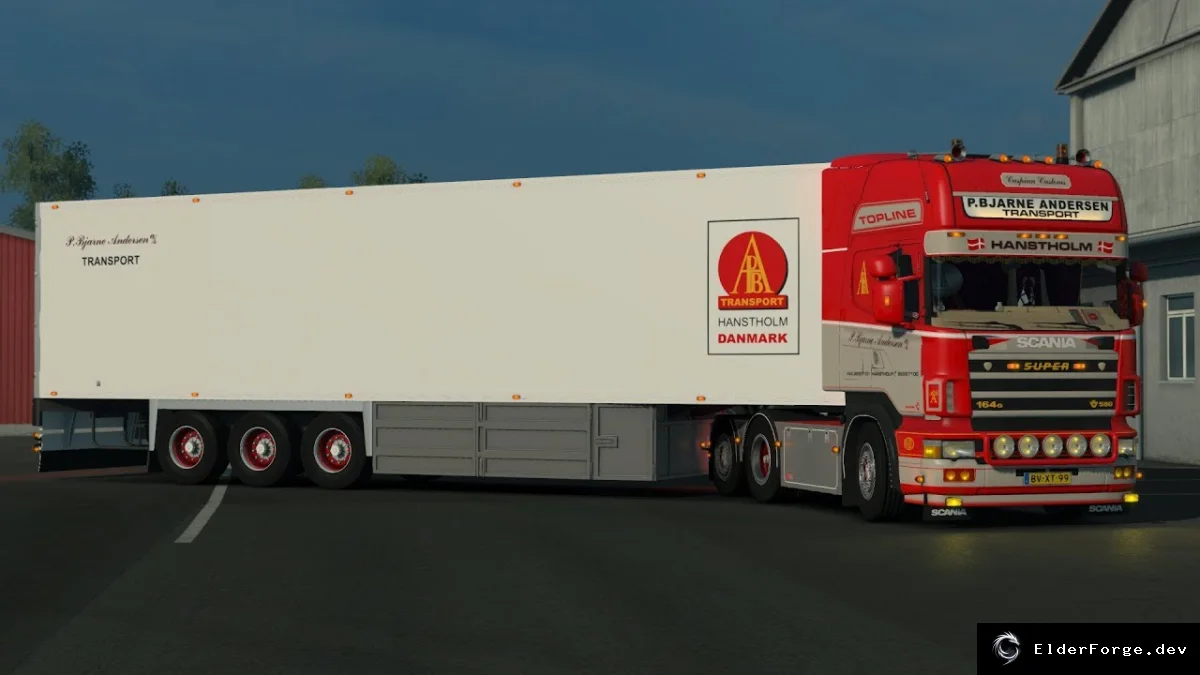 Обложка мода: V8 звуки двигателей Scania T и R&amp;S 4 серии для Euro Truck Simulator 2 (ETS2) v1.1