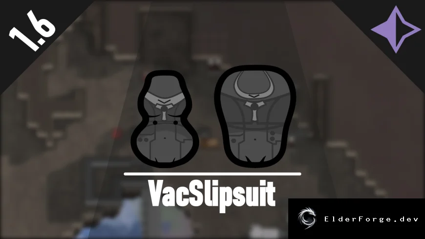 VacSlipsuit – высокотехнологичный вакуумный комбинезон для RimWorld
