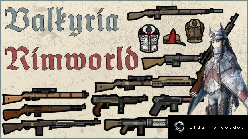 Valkyria Chronicles: Оружие и экипировка для RimWorld