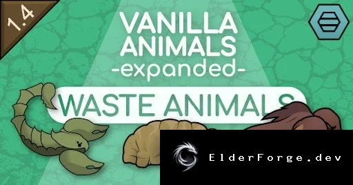 Vanilla Animals Expanded – Waste Animals: новые токсичные существа для RimWorld