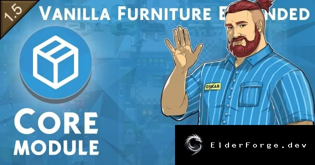 Vanilla Furniture Expanded – расширенный набор мебели для RimWorld