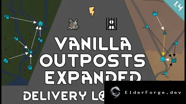 Vanilla Outposts Expanded: Улучшенная логистика доставки для RimWorld