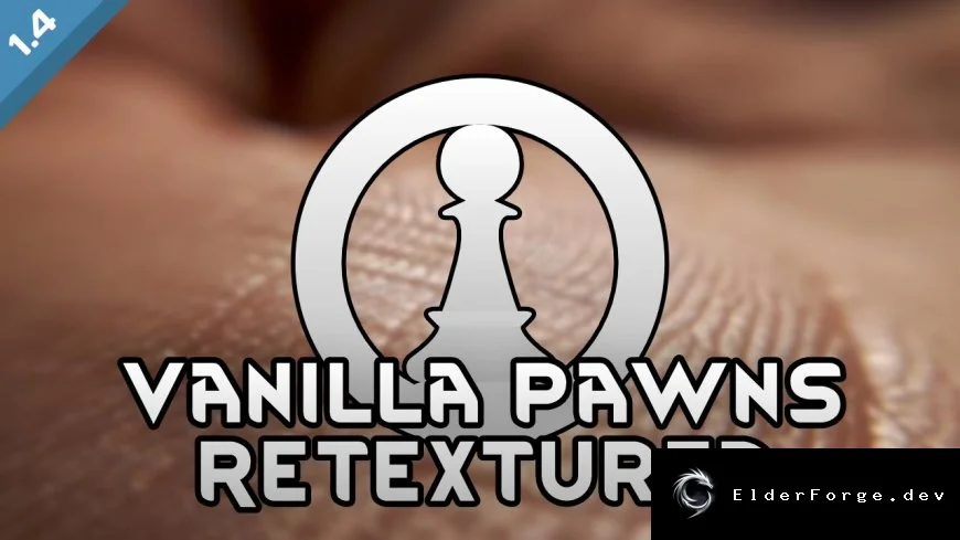 Vanilla Pawns Retextured — чёткие 512×512 текстуры для RimWorld