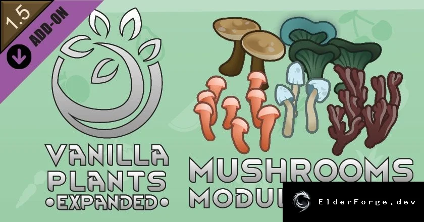 Vanilla Plants Expanded – Грибная коллекция для RimWorld