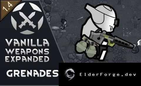 Vanilla Weapons Expanded – гранаты на ремнях для RimWorld