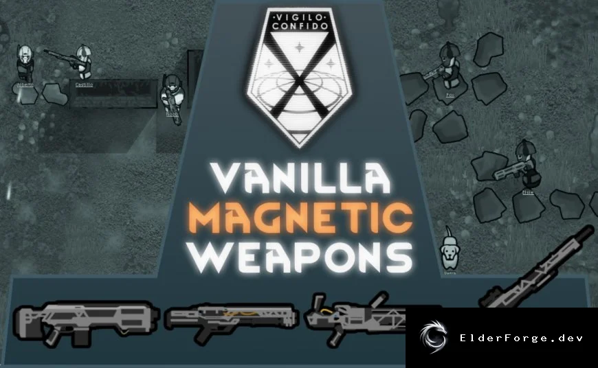 Vanilla XCOM Magnetic Weapons – магнитное зарядное оружие для RimWorld