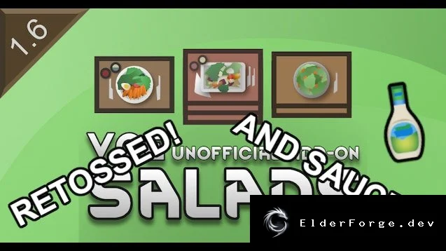 VCE Add-on: Salads – расширенный набор рецептов для RimWorld