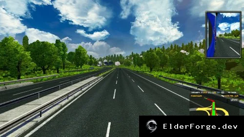 Обложка мода: Весенний ландшафт для Euro Truck Simulator 2 – Spring_ETS2_v2m