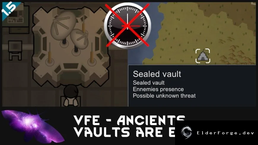 Обложка мода: VFE Ancients – Безвременные хранилища: модификация квеста Запечатанное хранилище