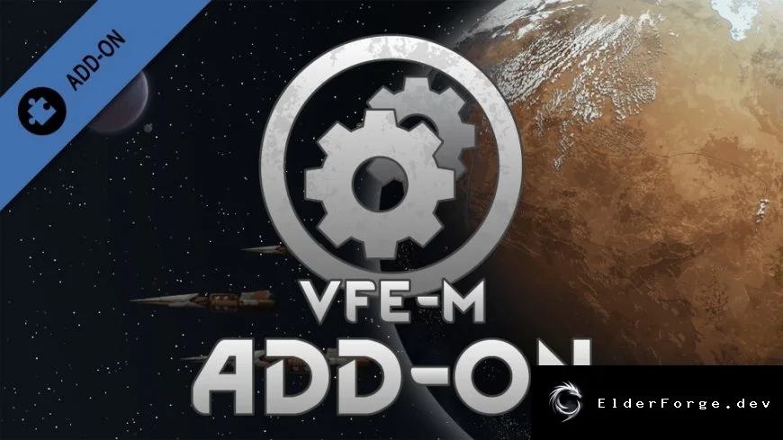VFE‑M: Add‑On – новые строительный и медицинский дроиды, здания и снаряжение для VFE Mechano…