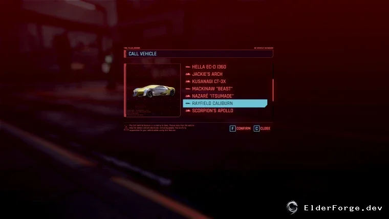 Обложка мода: Virtual Car Dealer — новый автосалон для Cyberpunk 2077
