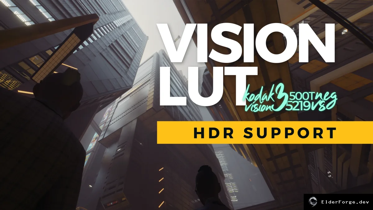 Обложка мода: Vision LUT – цветовой лут Kodak Vision 3 для Cyberpunk 2077 (v1.1)